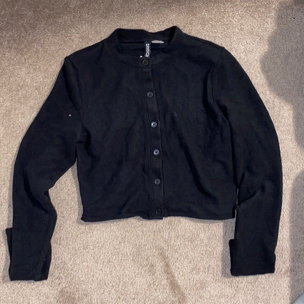 Long sleeve cropped shirt